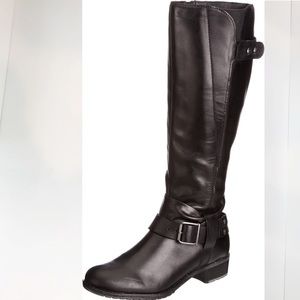 EUC z 8 leather Hush Puppies riding boots